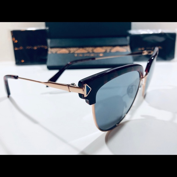 La Matta Sunglasses Havana Red Blue; Blue Lens New - Picture 3 of 8